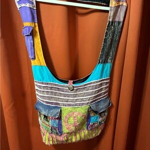 Colorful Patchwork Boho Shoulder Bag